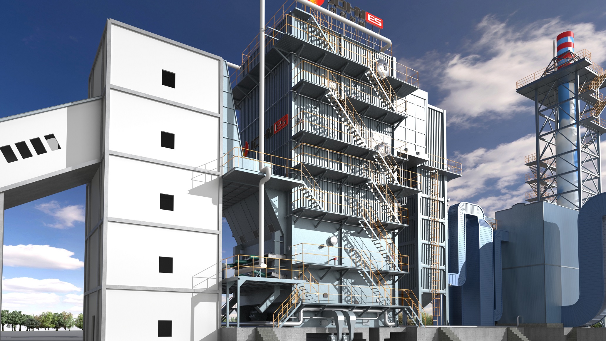 高温气化生物质锅炉